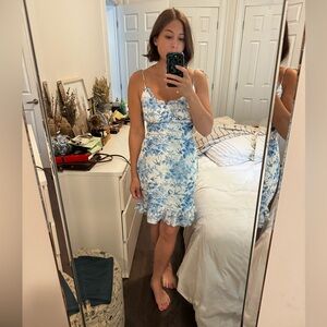 Rihoas blue and white dress (medium)